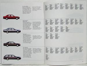 1992 Mercedes-Benz Ihr guter Stern auf allen Straßen Sales Brochure German Text