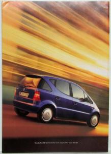 1998 Mercedes-Benz A-Class Sales Brochure