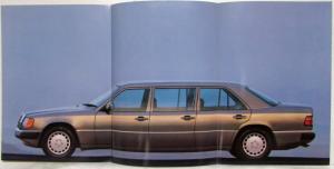 1992 Mercedes-Benz 250D and 260E Long-Wheelbase Saloons Limousine Sales Folder