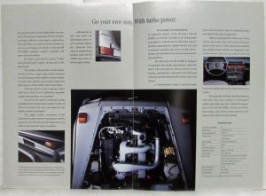1992 Mercedes-Benz New 350GD Turbo Sales Folder