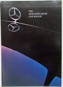 1992 Mercedes-Benz Car Range Sales Folder Poster