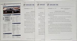 1997 Buick LeSabre Media Information Press Kit