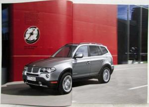 2010 BMW X3 Most Exciting Road of All Sales Brochure