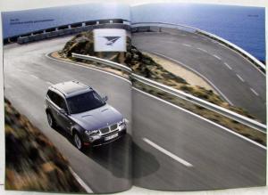 2010 BMW X3 Most Exciting Road of All Sales Brochure