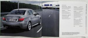 2008 BMW 5 Series Accessories Sales Brochure