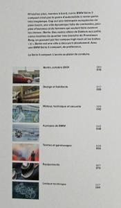 2003 BMW Series 3 Compact Sales Brochure 316ti 318ti 325ti 320td - French Text