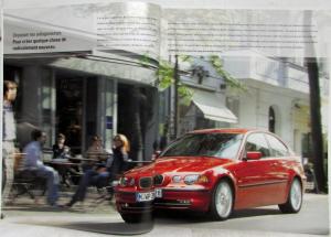 2003 BMW Series 3 Compact Sales Brochure 316ti 318ti 325ti 320td - French Text