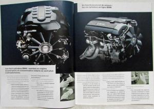 2002 BMW Model Range Sales Brochure - French Text