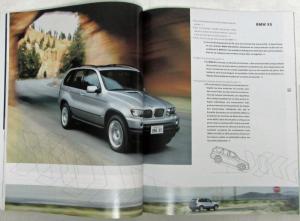 2002 BMW Model Range Sales Brochure - French Text