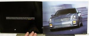 2006 Cadillac STS-V Dealer Sales Brochure Features High Gloss Paper