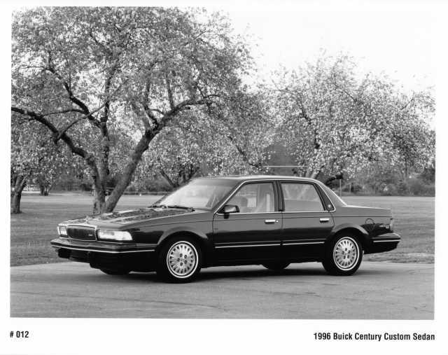 1996 Buick Century Custom Sedan Press Photo 0298