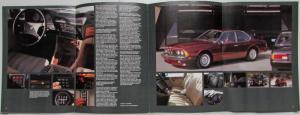 1986 BMW The Ultimate Driving Machine Sales Folder Brochure