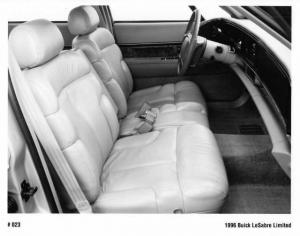 1996 Buick LeSabre Limited Interior Press Photo 0303