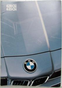1983 BMW 628CSi and 635CSi Sales Brochure