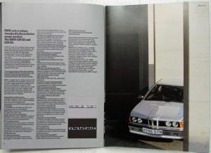 1983 BMW 628CSi and 635CSi Sales Brochure