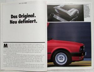 1987 BMW 316i 318i 320i 325i Sales Brochure - German Text