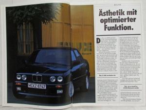 1987 BMW 316i 318i 320i 325i Sales Brochure - German Text