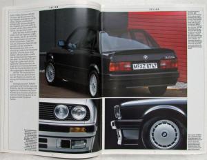 1988 BMW 316i 318i 320i 325i Sales Brochure - German Text