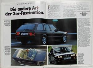 1988 BMW 316i 318i 320i 325i Sales Brochure - German Text