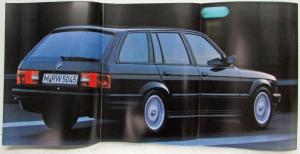 1990 BMW 318i 320i 325i 325iX 324td Touring Sales Brochure - German Text