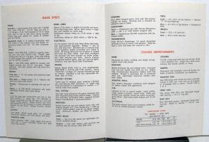 1974 FWD Trucks Lightweight 6 X 6 Models Sales Brochure Folder
