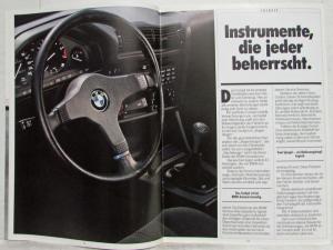 1988 BMW 320i Cabrio 325i Cabrio Sales Brochure - German Text
