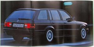 1987 BMW 320i 325i 325iX 324td Touring Sales Brochure - German Text