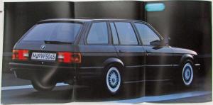 1988 BMW 320i 325i 325iX 324td Touring Sales Brochure - German Text