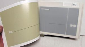 2002 Hummer H1 Dealer Sales Brochure With Data Cards