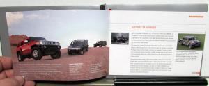 2006 Hummer H1 H2 H3 Press Kit Media Release CD & Small Brochure