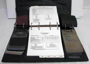 1987 Lincoln Dealer Upholstery Album Givenchy Bill Blass Cartier Mark VII