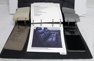 1987 Lincoln Dealer Upholstery Album Givenchy Bill Blass Cartier Mark VII