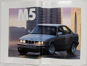 1991 BMW M Models Sales Brochure - German Text