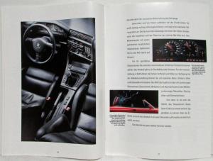 1991 BMW M Models Sales Brochure - German Text