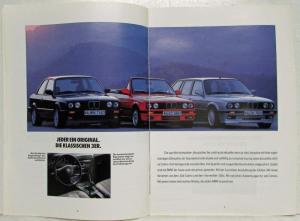 1991 BMW Programm Sales Brochure - German Text