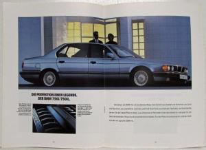 1991 BMW Programm Sales Brochure - German Text