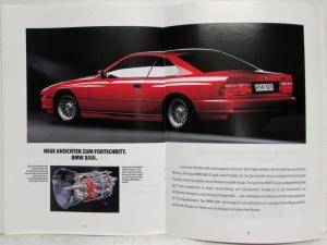 1991 BMW Programm Sales Brochure - German Text