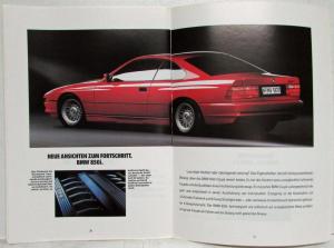 1992 BMW Programm Sales Brochure - German Text