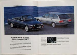 1992 BMW Gamme Sales Brochure - French Text