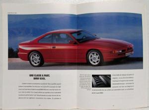 1992 BMW Gamme Sales Brochure - French Text