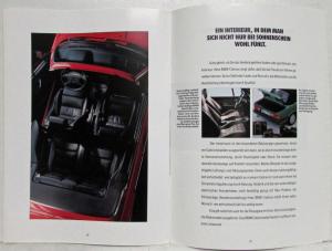 1990 BMW 3 Series Cabrios Sales Brochure - German Text