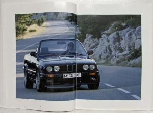 1991 BMW 3 Series Cabrios Sales Brochure - German Text