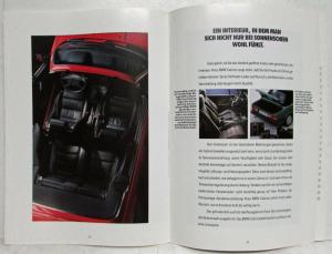 1991 BMW 3 Series Cabrios Sales Brochure - German Text