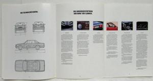 1991 BMW 3 Series Cabrios Sales Brochure - German Text