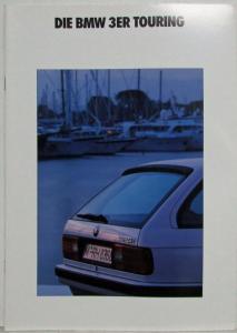 1991 BMW 3 Series Touring Sales Brochure - German Text