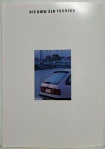 1992 BMW 3 Series Touring Sales Brochure - German Text