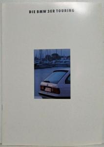 1992 BMW 3 Series Touring Sales Brochure - German Text