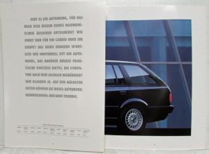 1992 BMW 3 Series Touring Sales Brochure - German Text