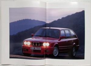 1992 BMW 3 Series Touring Sales Brochure - German Text