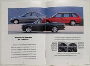 1991 BMW 3 Series Sales Brochure - German Text